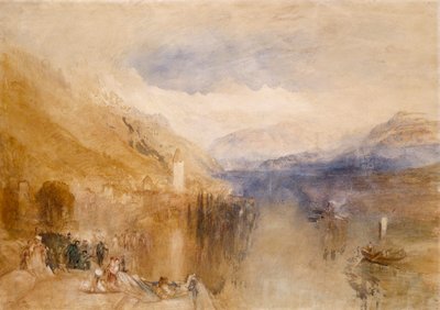 Oberhofen, Lake Thun by Joseph Mallord William Turner