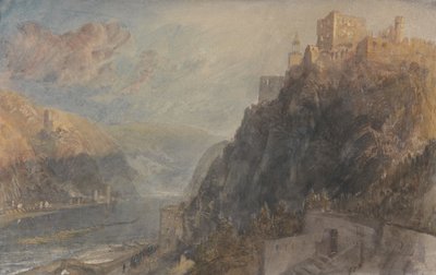 Rheinfels Looking to Katz and Goarhausen by Joseph Mallord William Turner
