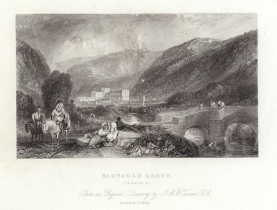 Rievaulx Abbey in Yorkshire by Joseph Mallord William Turner
