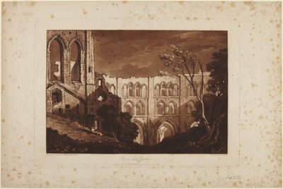 Riveaux Abbey Yorkshire by Joseph Mallord William Turner