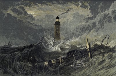 The Eddystone Lighthouse by Joseph Mallord William Turner