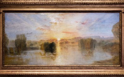 The Lake, Petworth, Sunset, c.1827-28 by Joseph Mallord William Turner