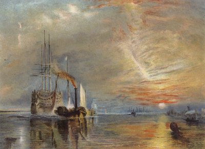 The Old Temeraire tugged to her Last Berth by Joseph Mallord William Turner