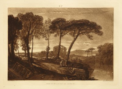 The Temple of Minerva Medica by Joseph Mallord William Turner