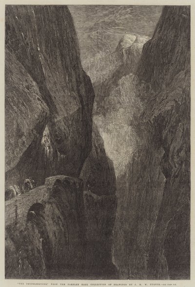 The Teufelsbrucke by Joseph Mallord William Turner