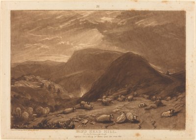 Hind Head Hill by Joseph Mallord William Turner and Robert Dunkarton