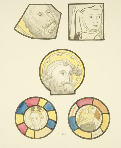 Stained Glass in North Window of the Nave of St Mary Redcliffe by Joseph Manning