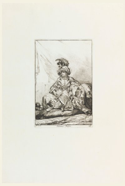 The Black Sultana, plate 28 from the series The Sultan