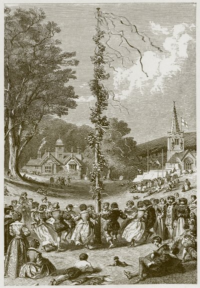 Come to the Maypole by Joseph Nash