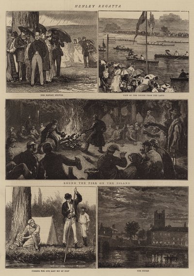 Henley Regatta by Joseph Nash