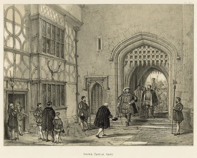 Hever Castle, Kent by Joseph Nash