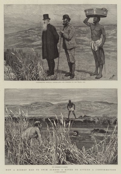 How a Bishop Had to Swim Across a River to Attend a Confirmation by Joseph Nash