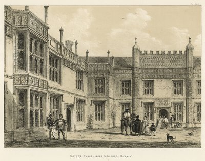 Sutton Place, Near Guildford, Surrey by Joseph Nash