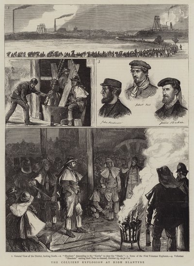 The Colliery Explosion at High Blantyre by Joseph Nash