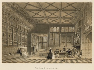 The Hall, Speke, Lancashire by Joseph Nash