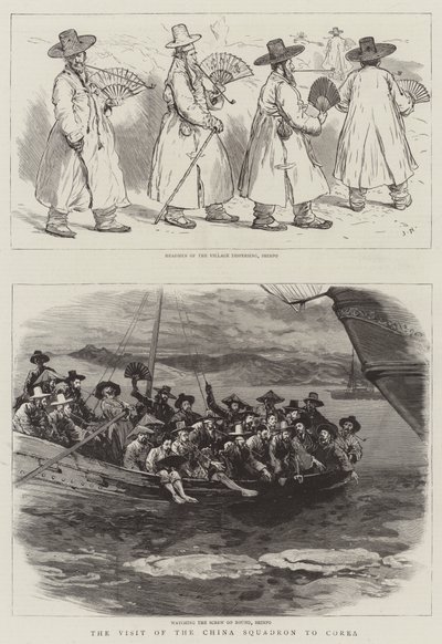 The Visit of the China Squadron to Corea by Joseph Nash