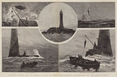 Trinity House and its Work, a Visit to some Well-Known Lighthouses on the South Coast by Joseph Nash