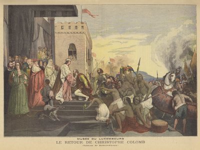 The Return of Christopher Columbus by Joseph Nicolas Robert Fleury