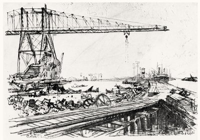 Mount Hope, plate II from The Panama Canal by Joseph Pennell, 1912 by Joseph Pennell