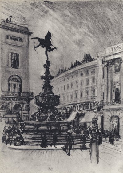 Piccadilly Circus by Joseph Pennell