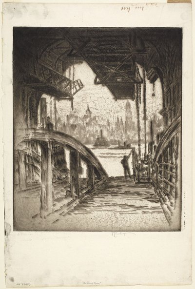 The Ferry House by Joseph Pennell