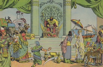 Solomon in his Glory by Joseph Porphyre Pinchon