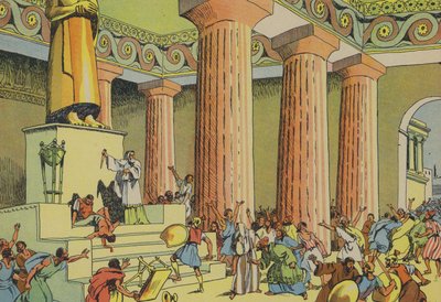 The Revolt of Mattathias by Joseph Porphyre Pinchon