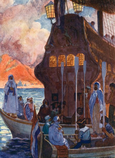 The Coming of Sheik Joseph by Joseph Ratcliffe (after) Skelton