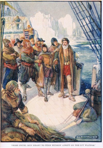 Those Cruel Men Meant to Set Hudson Adrift on the Icy Water by Joseph Ratcliffe Skelton
