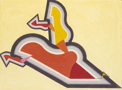 Study in Rhythm: Red and Gold by Joseph Schillinger