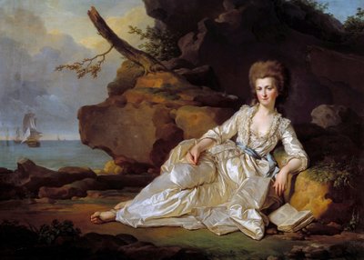 Portrait of the Duchess of Chartres in the Presence of the Vessel the Holy Spirit by Joseph Siffred Duplessis