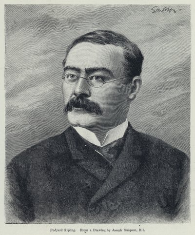 Rudyard Kipling by Joseph Simpson