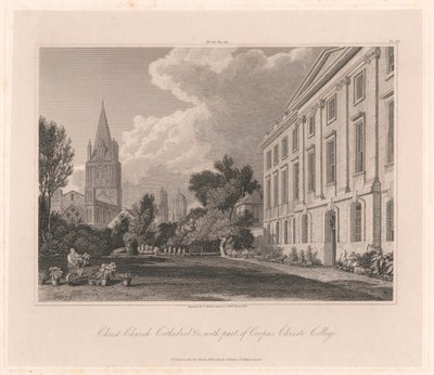 Christ Church Cathedral and Part of Corpus Christi College by Joseph Skelton
