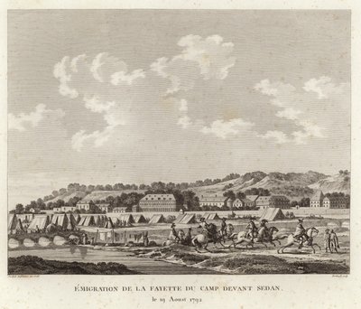 The Marquis de Lafayette Fleeing the Camp at Sedan by Joseph Swebach Desfontaines