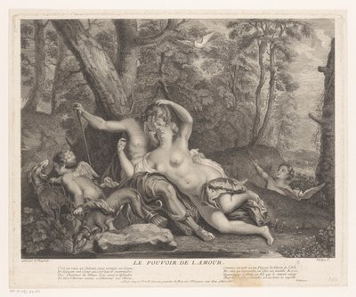 Landscape with Venus and Adonis by Joseph Vanloo