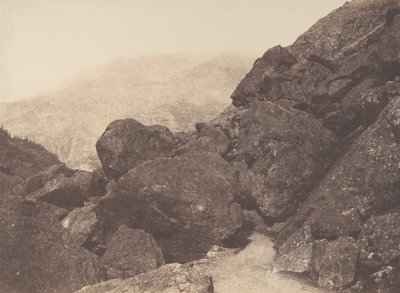 Blocks in the Chaos, St-Sauveur, 1853 by Joseph Vigier