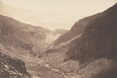 Gorge of Estaubé taken from the Gloriettes of Héas, St-Sauveur by Joseph Vigier