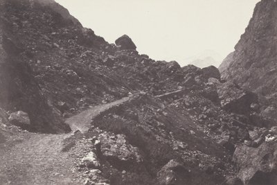 Saint-Sauveur. The Path to Chaos Leading to Gavarnie, 1853 by Joseph Vigier