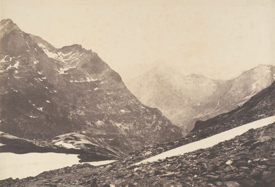 View of the Maladetta and the Mountains from the Top of the Vénasque Pass by Joseph Vigier