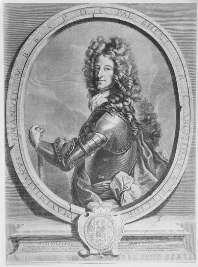 Maximilian II Emanuel, Elector of Bavaria, engraved by Cornelis Vermeulen (engraving) by Joseph Vivien