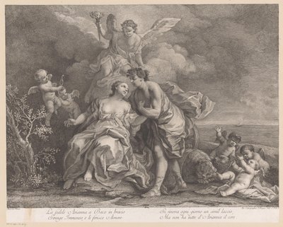 Bacchus and Ariadne on the Island of Naxos by Joseph Wagner (possibly)