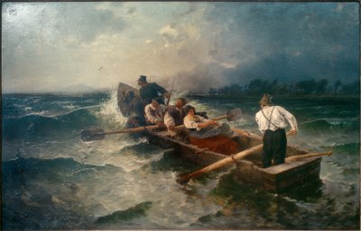 Pursuit of Poachers by Joseph Wopfner