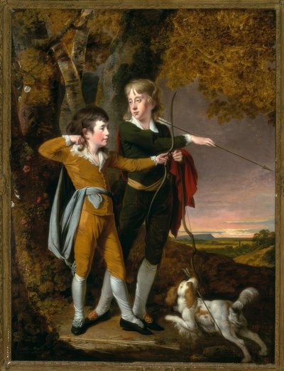 Boys Archery by Joseph Wright of Derby