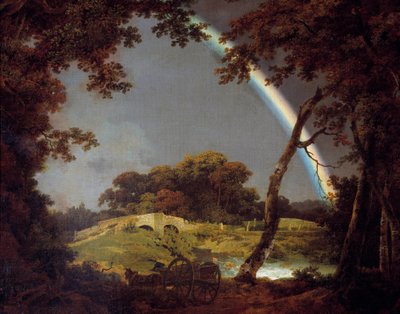 Landscape with the Rainbow by Joseph Wright of Derby