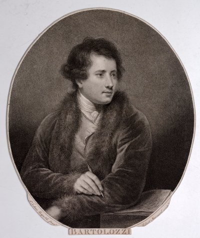 Francesco Bartolozzi, Italian engraver by Joshua (after) Reynolds