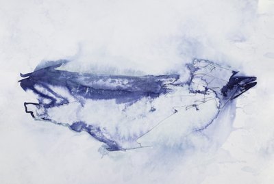 Abstract Blue Bird by Joshua Hoskins