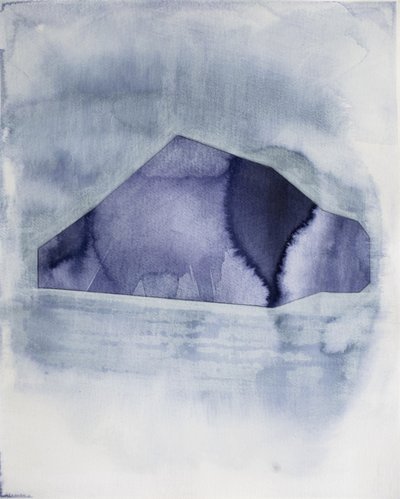Abstract Blue Geometry by Joshua Hoskins