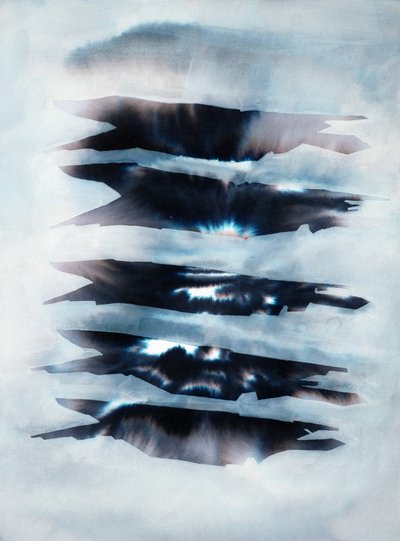 Ethereal Blue Streaks by Joshua Hoskins