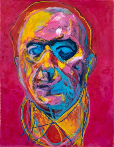 Vibrant Abstract Male Portrait by Joshua Hoskins