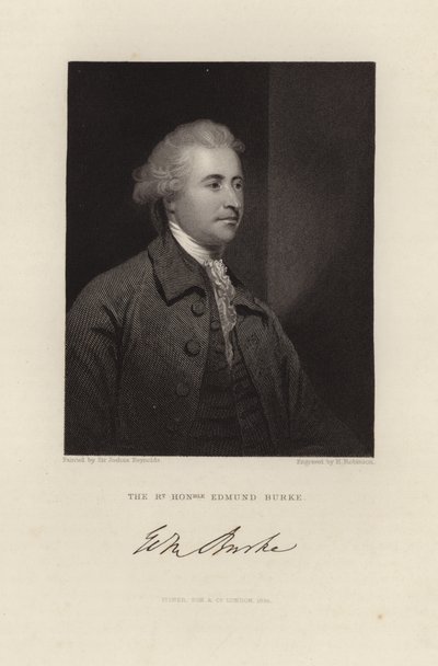 Edmund Burke by Joshua Reynolds